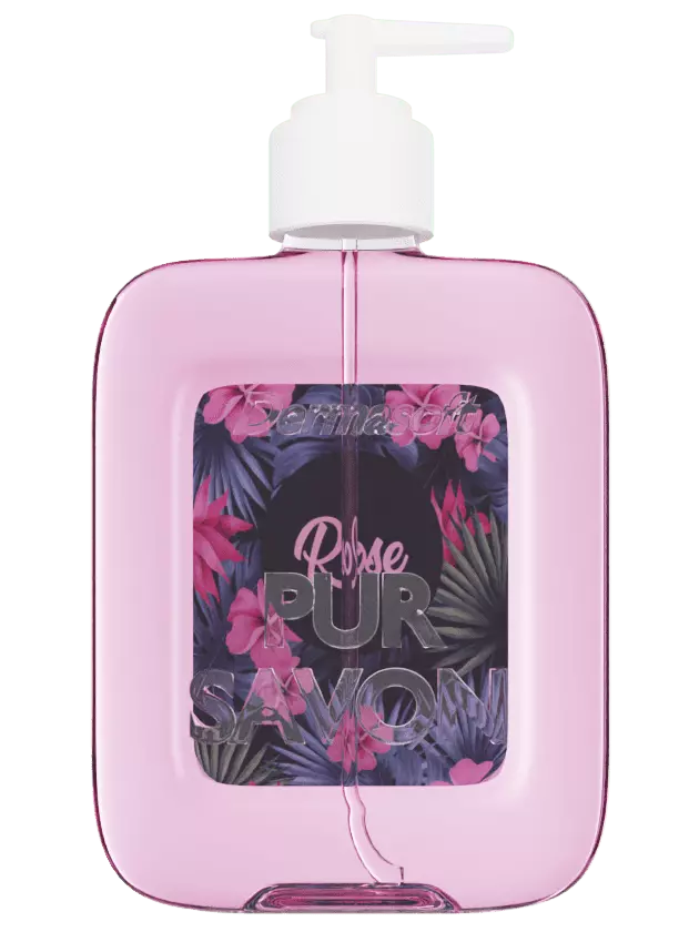savon parfumee rose dermasoft